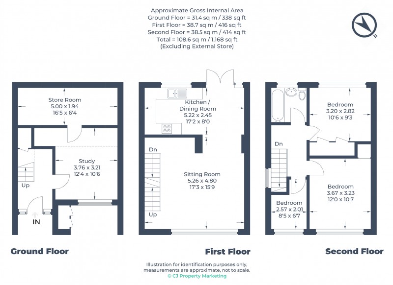 Floorplan for Chesham, Buckinghamshire