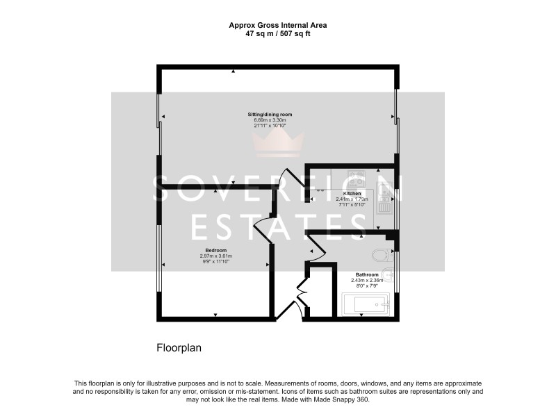 Floorplan for Berkhamsted, Hertfordshire