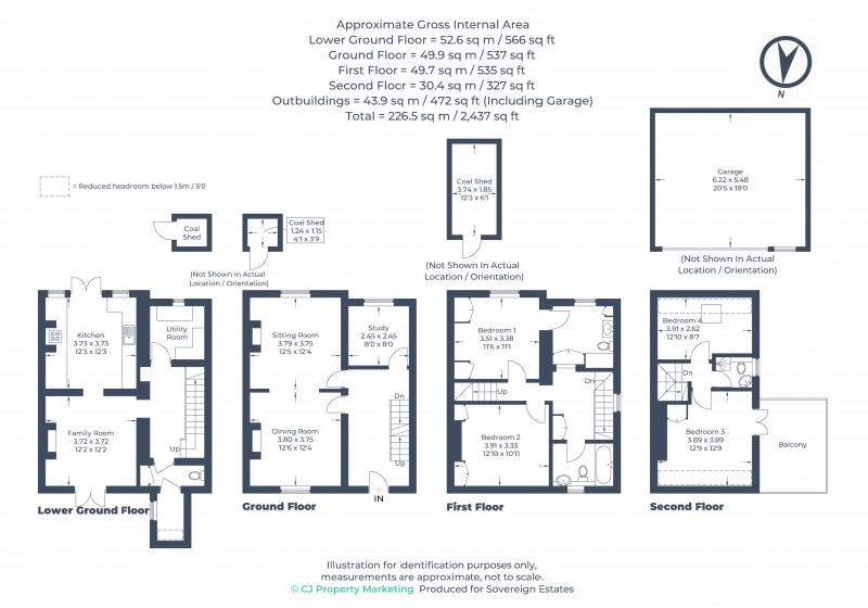 Floorplan for Felden, Hertfordshire