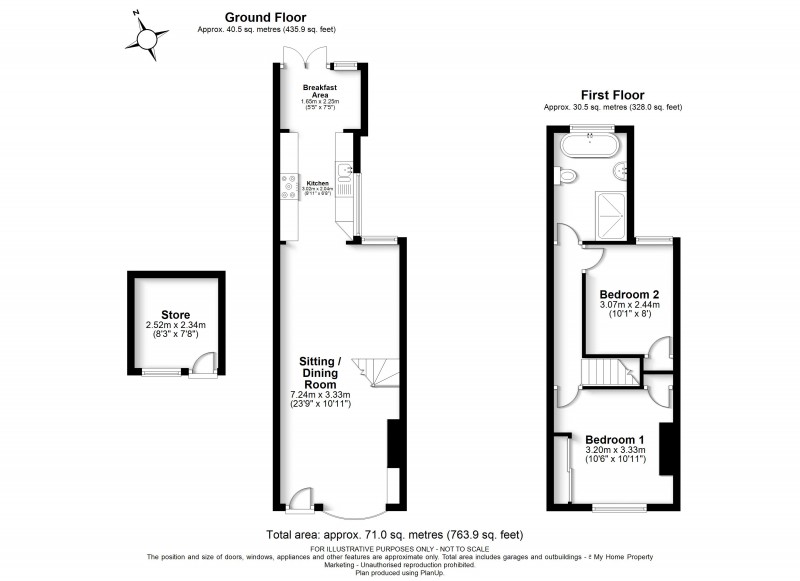 Floorplan for Berkhamsted, Hertfordshire