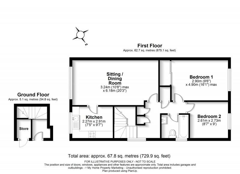 Floorplan for Berkhamsted, Hertfordshire