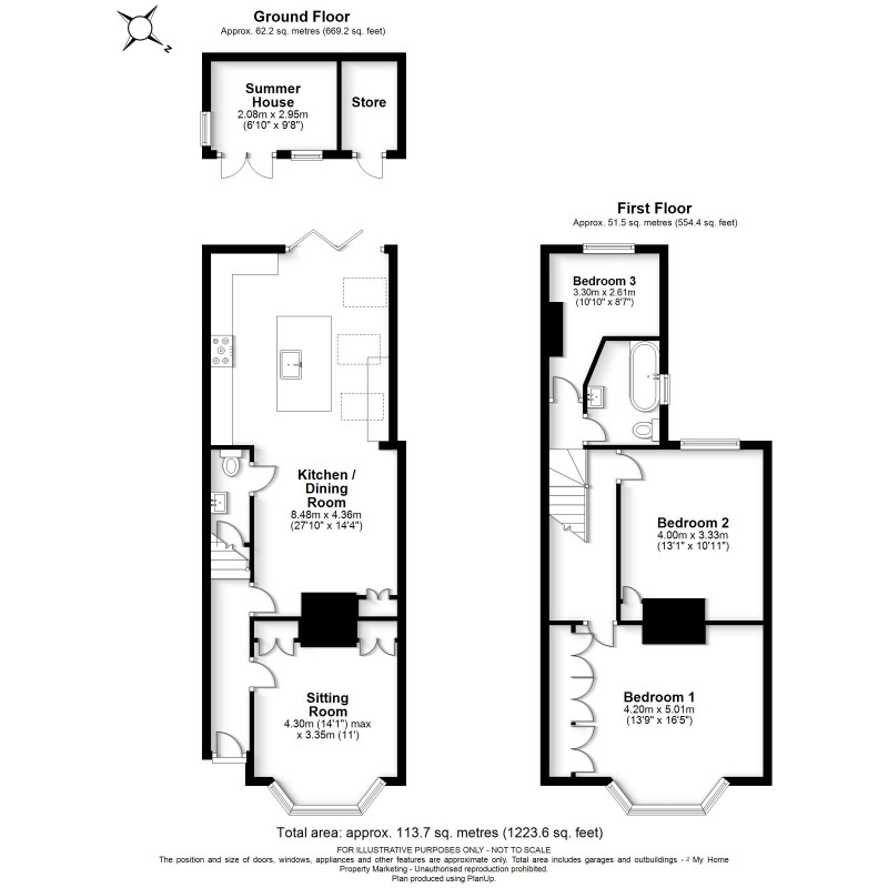 Floorplan for Berkhamsted, Hertfordshire