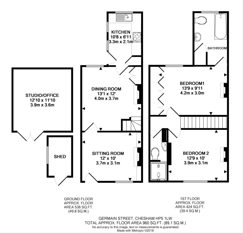 Floorplan for Chesham