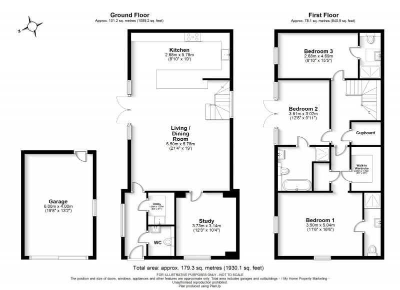 Floorplan for Berkhamsted, Hertfordshire