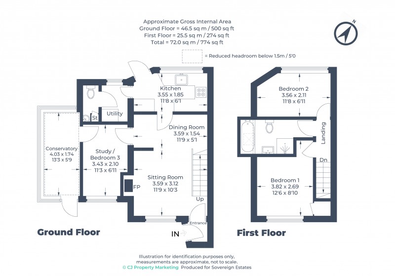 Floorplan for Berkhamsted, Hertfordshire