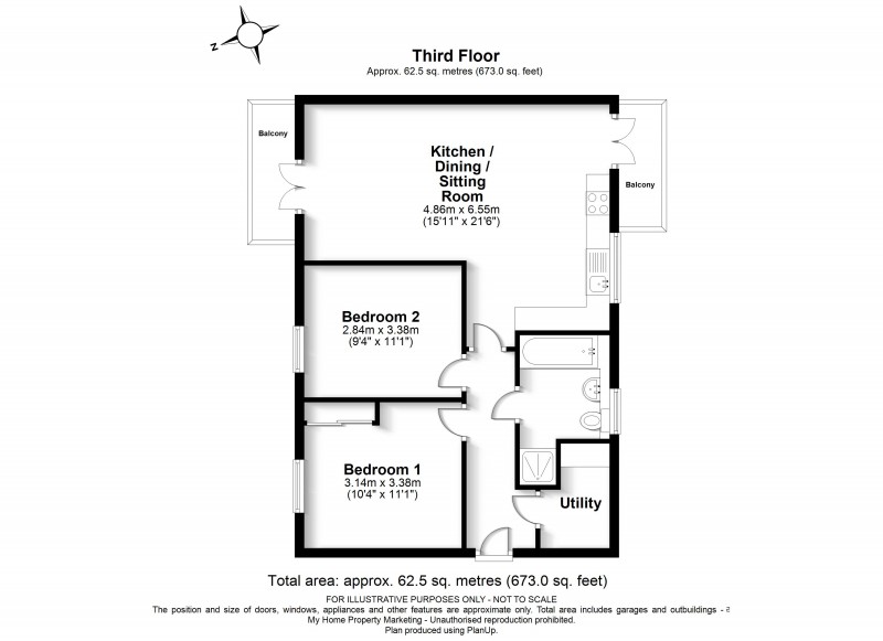 Floorplan for Berkhamsted, Hertfordshire