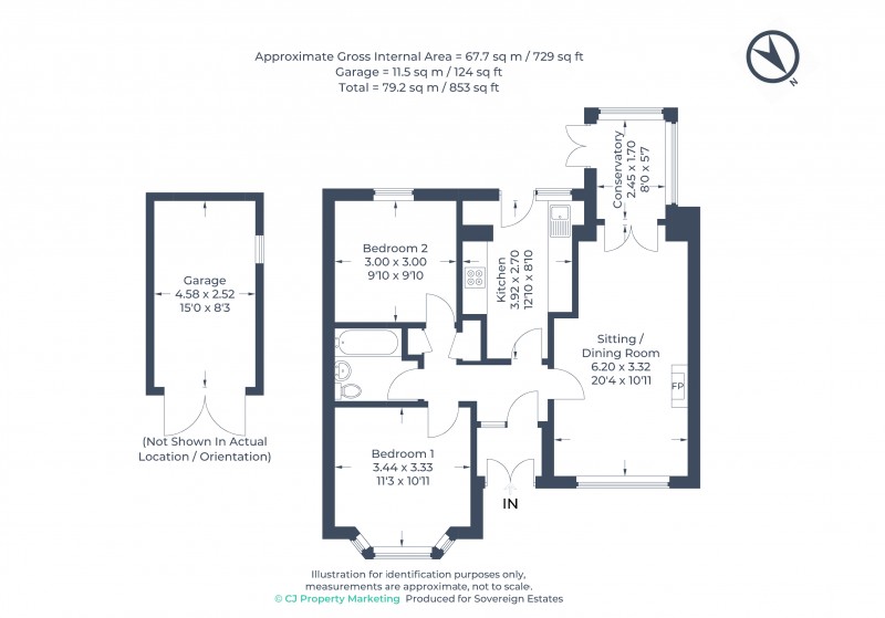 Floorplan for Northchurch, Berkhamsted, Hertfordshire