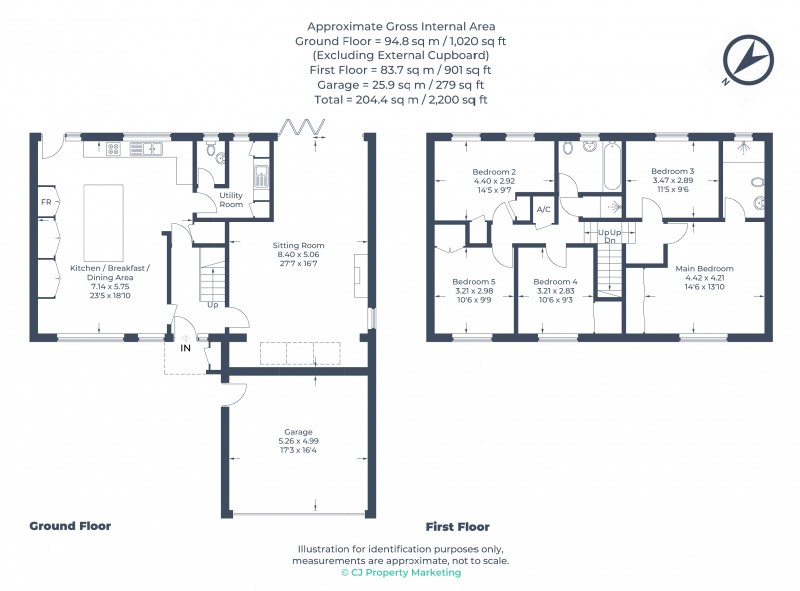 Floorplan for Berkhamsted, Hertfordshire