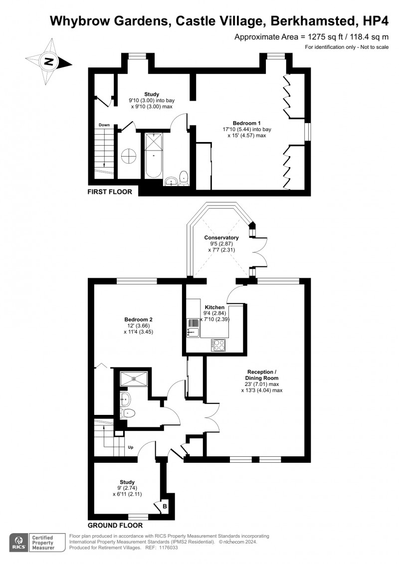 Floorplan for Castle Village, Berkhamsted, Hertfordshire