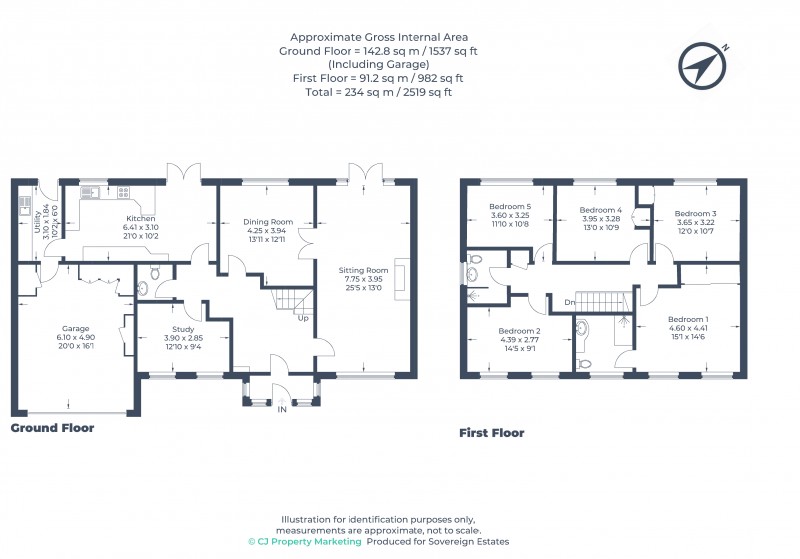 Floorplan for Berkhamsted, Hertfordshire