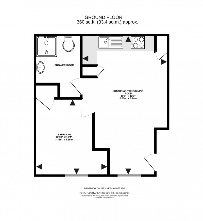 Floorplan for The Broadway, Chesham