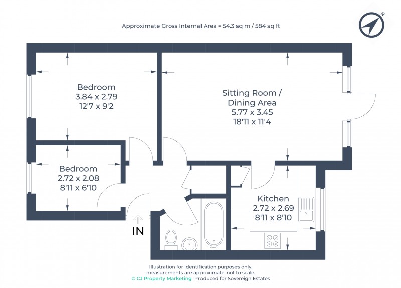 Floorplan for Berkhamsted, Hertfordshire