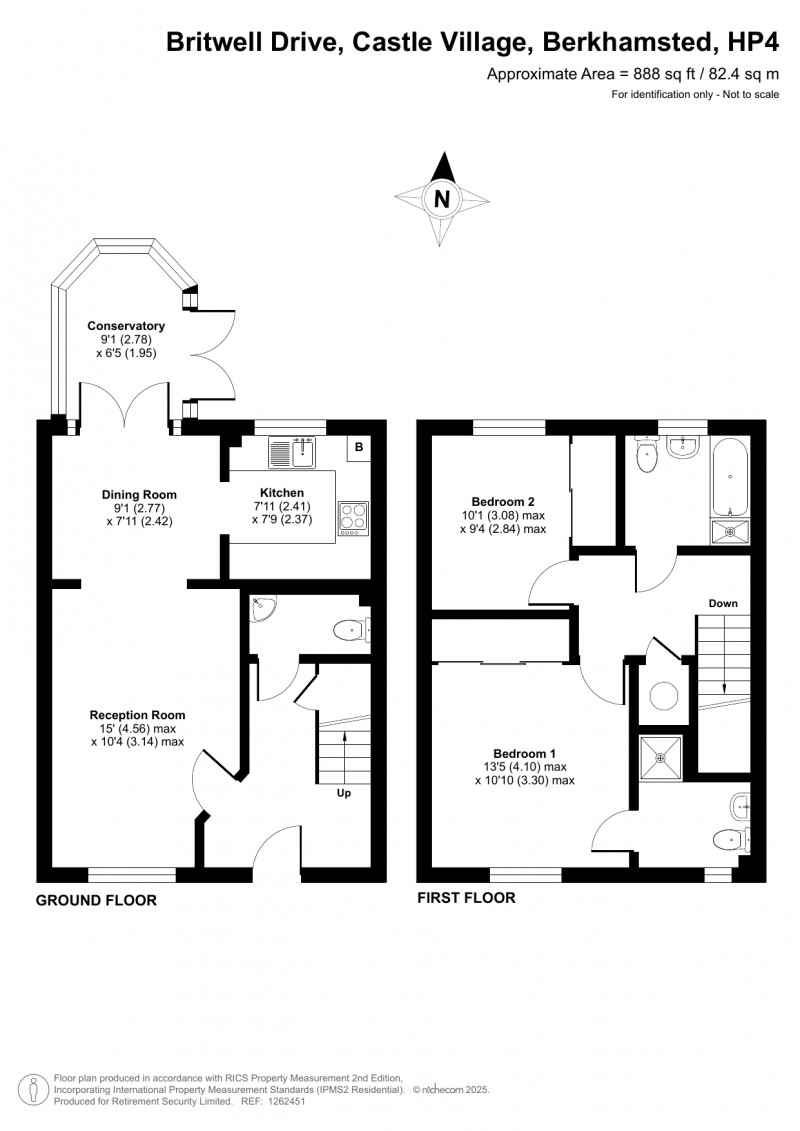 Floorplan for Castle Village, Berkhamsted, Hertfordshire