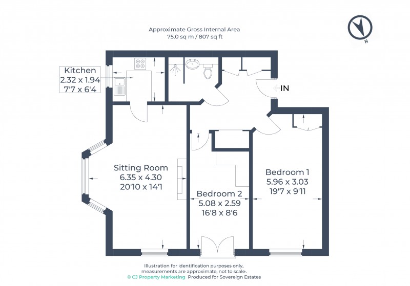 Floorplan for Berkhamsted, Hertfordshire