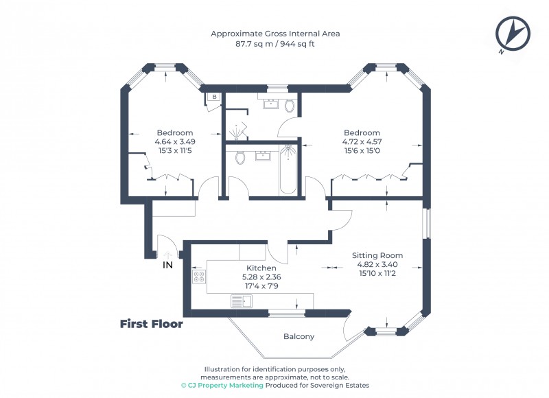 Floorplan for Berkhamsted, Hertfordshire