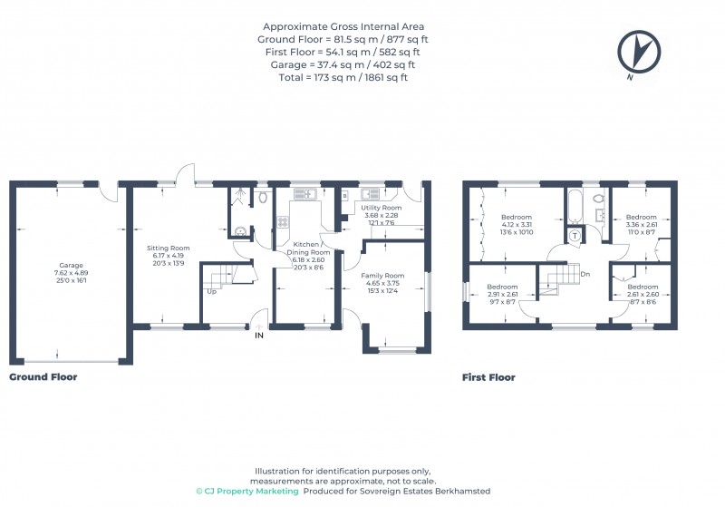 Floorplan for Berkhamsted, Hertfordshire