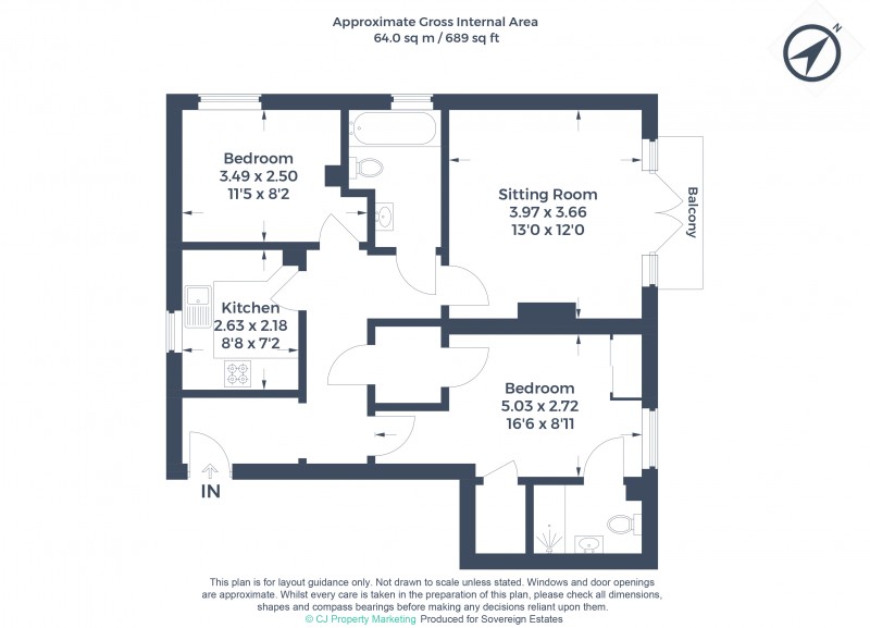 Floorplan for Berkhamsted, Hertfordshire