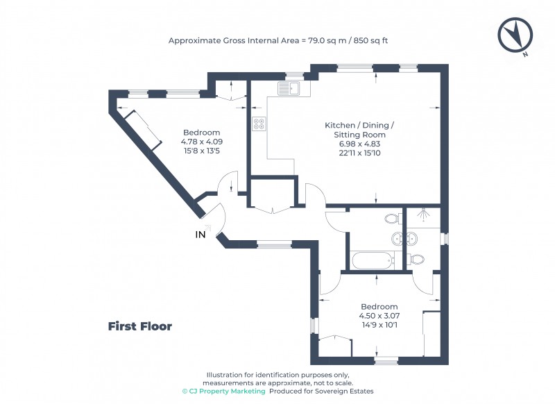 Floorplan for Berkhamsted, Hertfordshire