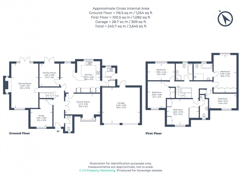 Floorplan for Felden, Hertfordshire