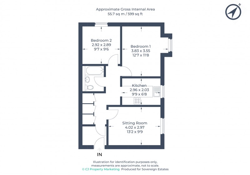 Floorplan for St. Johns Well Lane, Berkhamsted, Hertfordshire