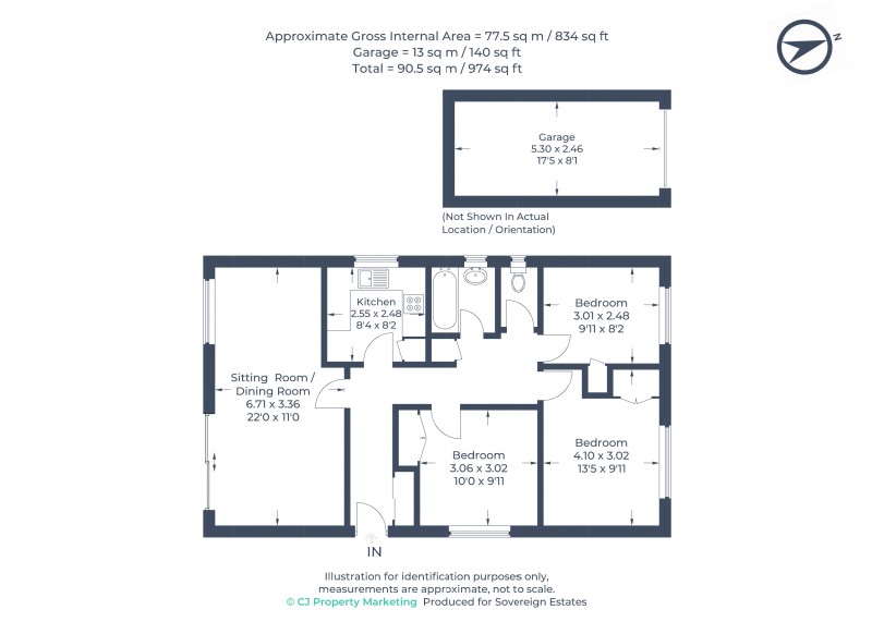 Floorplan for Berkhamsted, Hertfordshire