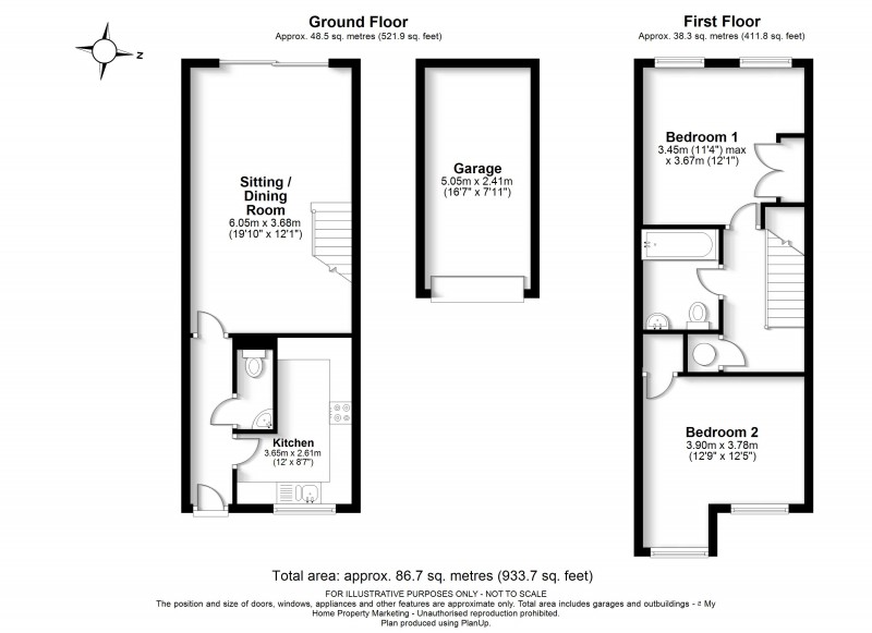 Floorplan for Hervines Road, Amersham