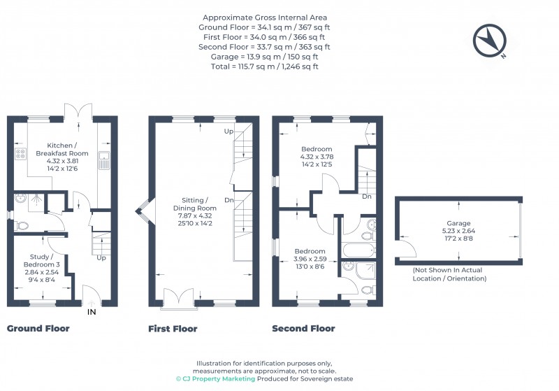 Floorplan for Berkhamsted, Hertfordshire