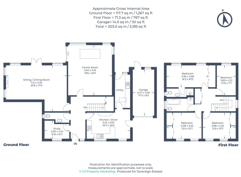 Floorplan for Berkhamsted, Hertfordshire