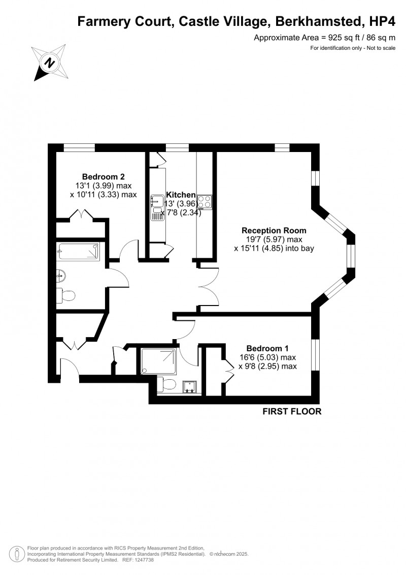 Floorplan for Castle Village, Berkhamsted, Hertfordshire