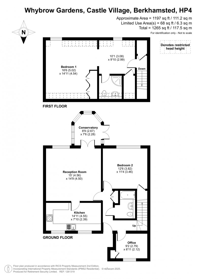 Floorplan for Castle Village, Berkhamsted, Hertfordshire