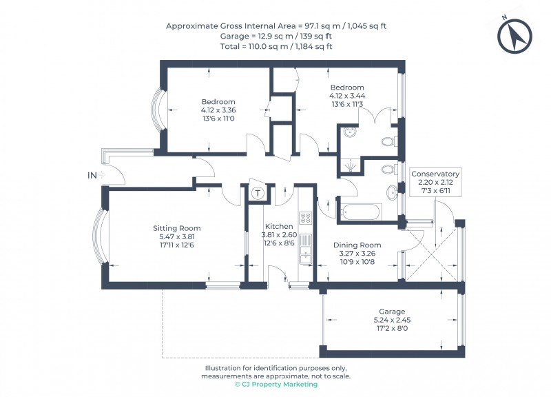 Floorplan for Aston Clinton, Aylesbury, Buckinghamshire